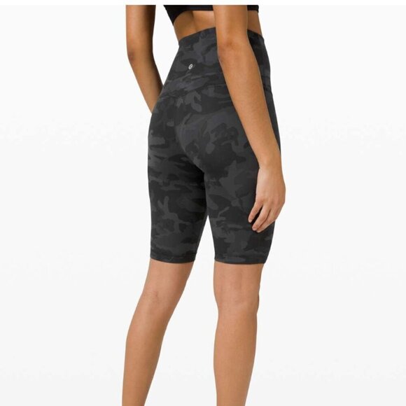 Lululemon Align Super High Rise Short *10" Incognito Camo Multi Grey - Picture 5 of 5